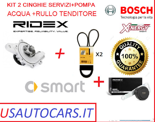 Kit cinghie servizi pompa - 2,